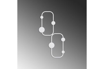 Metall Väggkrok Tivra Vit - Vit - Förvaring - Klädförvaring - Klädhängare - Krokar