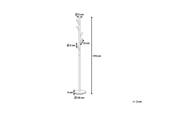 Klädhängare Albin 170 cm - Vit - Förvaring - Klädförvaring - Klädhängare - Tamburmajor
