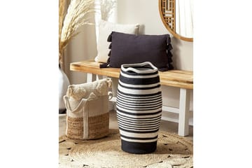 Korg Arrah Vit, Svart - Vit, Svart - Förvaring - Klädförvaring - Tvättkorg