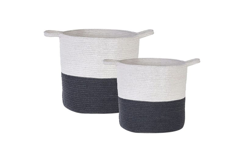 Korg Pazha set om 2 Vit, Svart, Vit, Svart