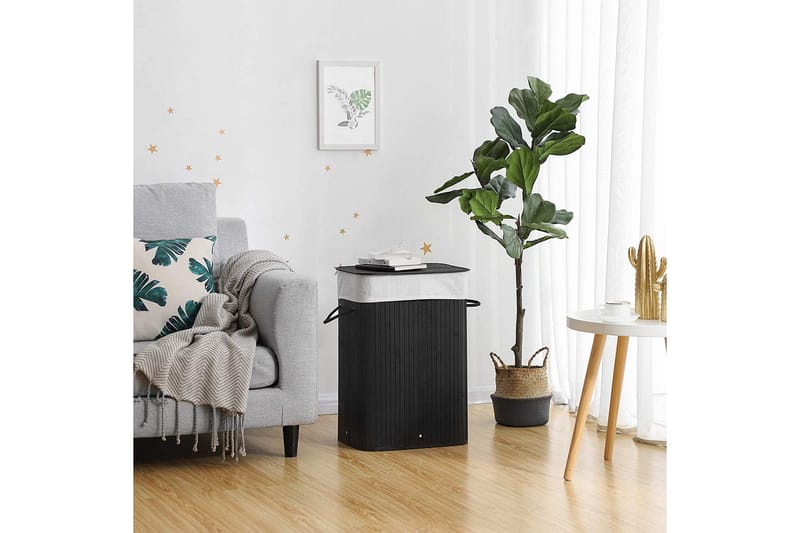 Tvättkorg Traci 72L Bambu - Songmics - Tvättkorg