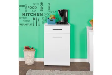 Tvättkorgsskåp 52x83 cm - Vit - Förvaring - Klädförvaring - Tvättkorg