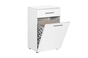 Tvättkorgsskåp 52x83 cm - Vit - Förvaring - Klädförvaring - Tvättkorg