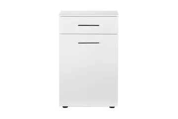 Tvättkorgsskåp 52x83 cm - Vit - Förvaring - Klädförvaring - Tvättkorg