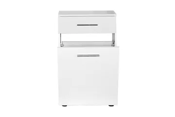 Tvättkorgsskåp 52x83 cm - Vit - Förvaring - Klädförvaring - Tvättkorg