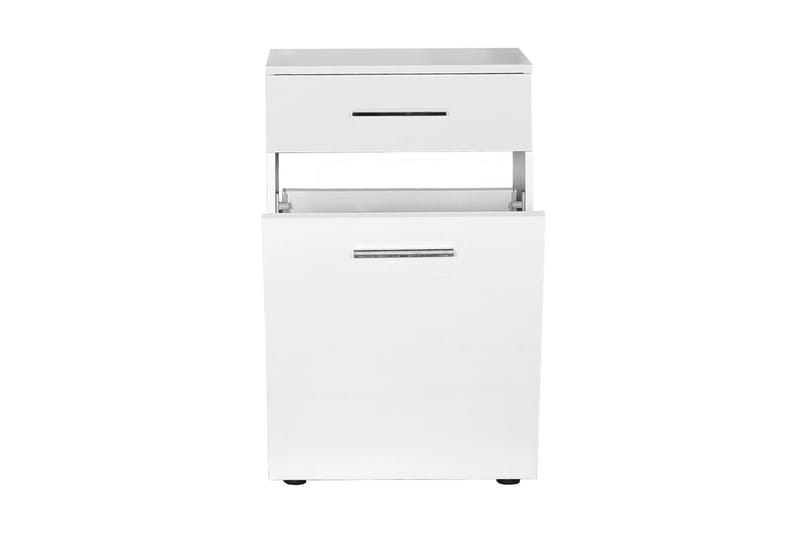 Tvättkorgsskåp 52x83 cm - Vit - Förvaring - Klädförvaring - Tvättkorg