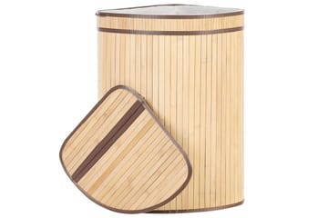 Tvättkorgar Badulla Ljus trä - Ljus trä - Förvaring - Klädförvaring - Tvättkorg