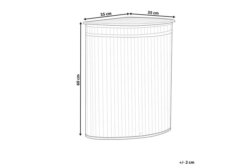 Tvättkorgar Badulla Ljus trä - Ljus trä - Förvaring - Klädförvaring - Tvättkorg