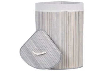 Tvättkorgar Matara Grå/vit - Grå/vit - Förvaring - Klädförvaring - Tvättkorg