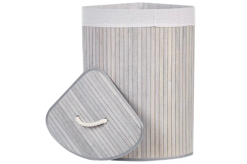 Tvättkorgar Matara Grå/vit - Grå/vit - Förvaring - Klädförvaring - Tvättkorg