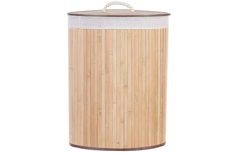 Tvättkorgar Matara Ljus trä/vit, Ljus trä/vit