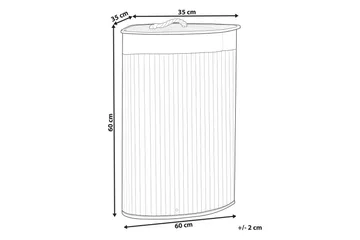 Tvättkorgar Matara Svart/Vit - Svart/Vit - Förvaring - Klädförvaring - Tvättkorg