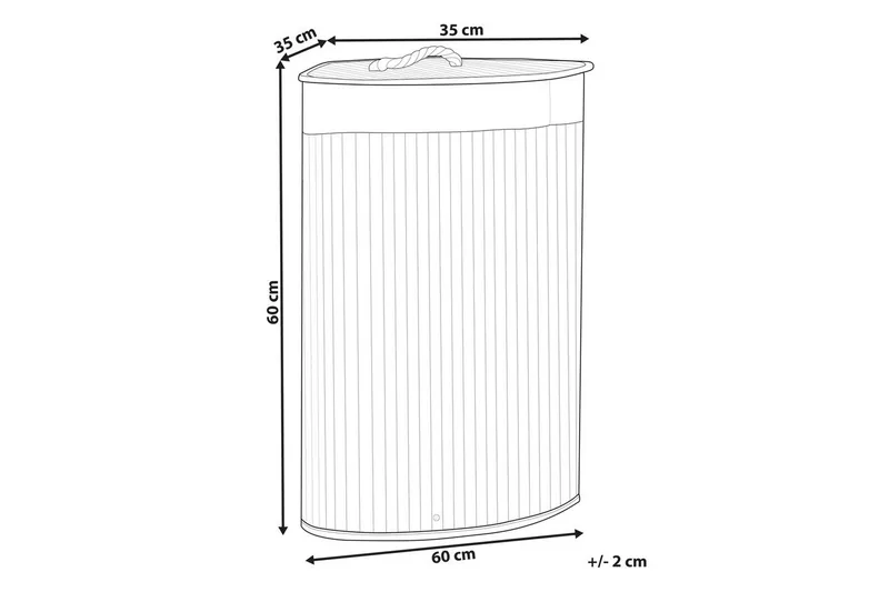 Tvättkorgar Matara Vit - Vit - Förvaring - Klädförvaring - Tvättkorg