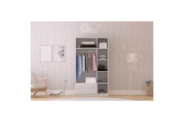 Kovric Garderobsskåp 105x210 cm - Matt Vit - Förvaring - Garderober & garderobssystem