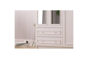 Kovric Garderobsskåp 105x210 cm - Matt Vit - Förvaring - Garderober & garderobssystem