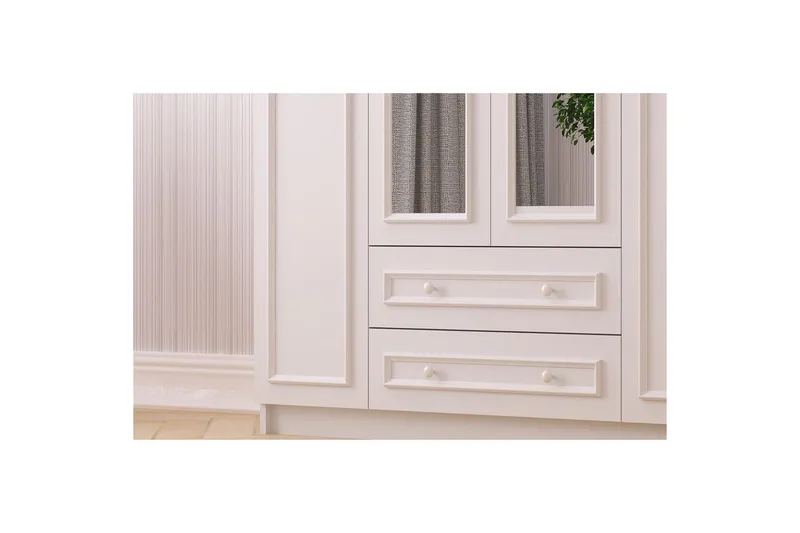 Kovric Garderobsskåp 140x210 cm - Matt Vit - Förvaring - Garderober & garderobssystem