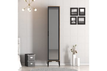 Kumsal Garderob 40x47,5 cm - Valnöt/Antracit - Förvaring - Garderober & garderobssystem
