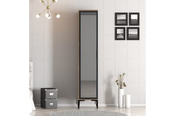 Kumsal Garderob 40x47,5 cm - Valnöt/Antracit - Förvaring - Garderober & garderobssystem