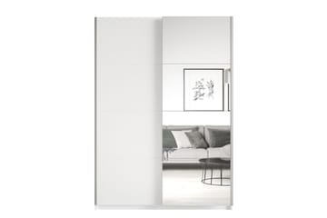 Lecia Garderob 120x210 cm - Vit - Förvaring - Garderober & garderobssystem