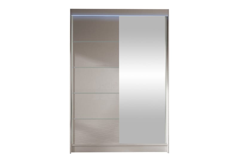Liverpool Garderob m. Spegel 120x200 cm - Beige - Förvaring - Garderober & garderobssystem