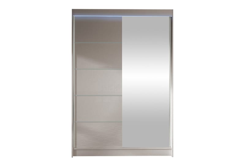 Liverpool Garderob m. Spegel 120x200 cm - Beige - Förvaring - Garderober & garderobssystem