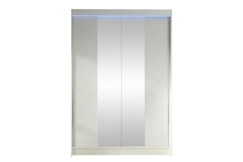 Liverpool Garderob m. Spegel 120x200 cm - Grå - Förvaring - Garderober & garderobssystem