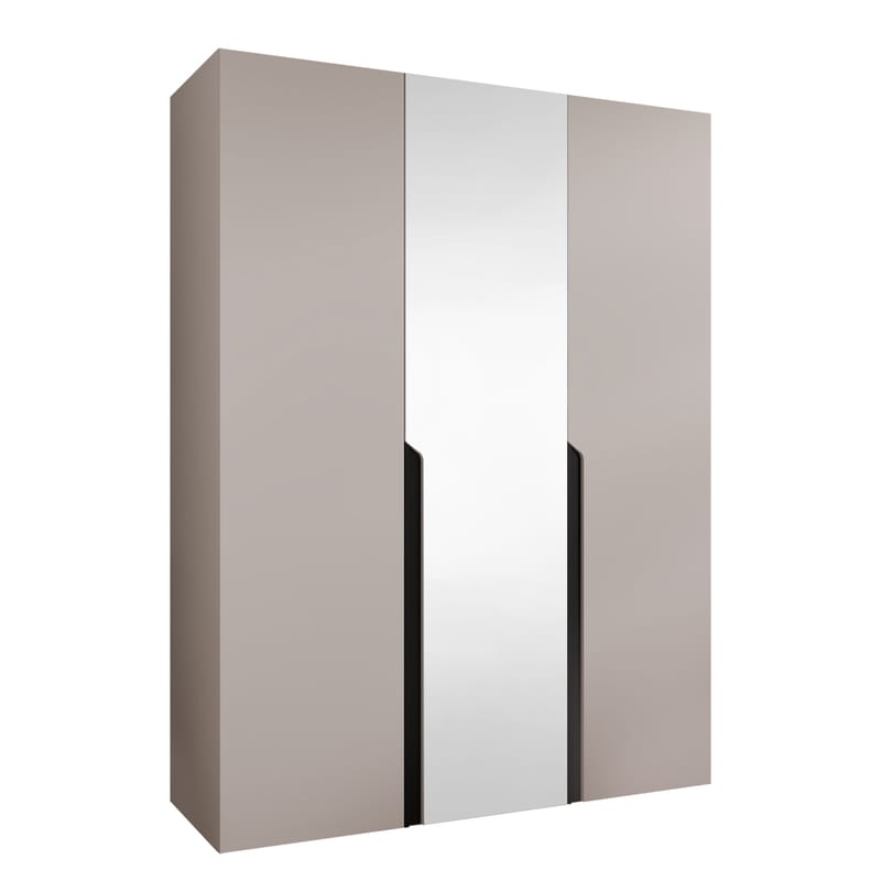 Milias Garderob med spegel 150x202 cm, beige