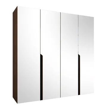 Milias Garderob med spegel 200x202 cm