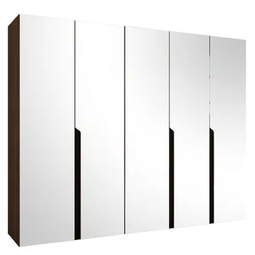 Milias Garderob med spegel 250x202 cm