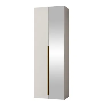 Myren Garderob med spegel 70 cm - beige - Förvaring - Garderober & garderobssystem