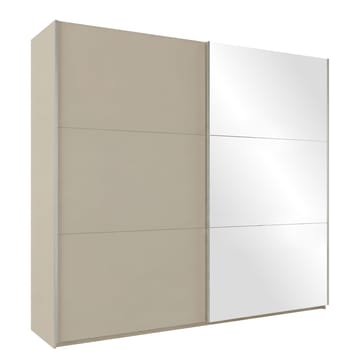 Olvik Garderob med Spegel 225x244 cm - Beige - Förvaring - Garderober & garderobssystem