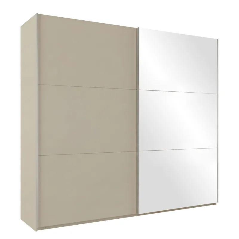 Olvik Garderob med Spegel 225x244 cm, Beige