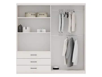 Pekin Garderob med Spegel 215 cm - Förvaring - Garderober & garderobssystem