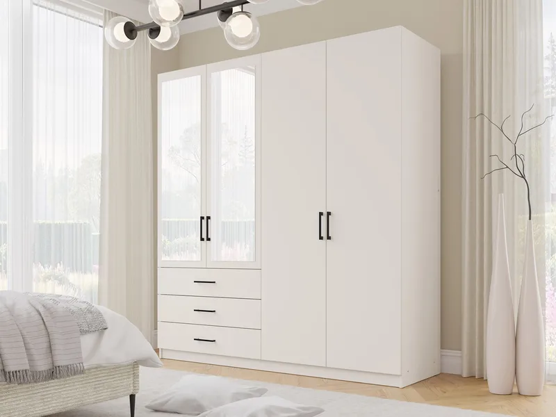 Pekin Garderob med Spegel 215 cm - Förvaring - Garderober & garderobssystem
