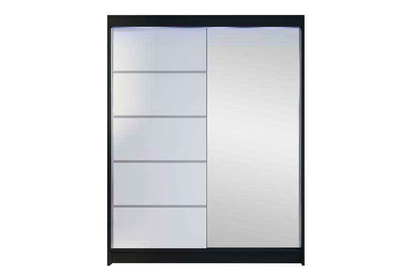 Pickering Garderob m. Spegel 150x200 cm - Beige - Förvaring - Garderober & garderobssystem
