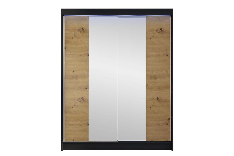 Pickering Garderob m. Spegel 150x200 cm - Brun - Förvaring - Garderober & garderobssystem