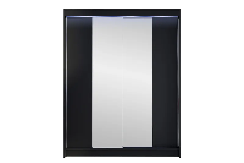 Pickering Garderob m. Spegel 150x200 cm, Brun