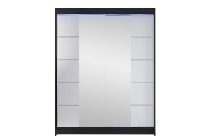 Pickering Garderob m. Spegel 150x200 cm - Brun - Förvaring - Garderober & garderobssystem
