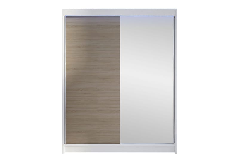 Pickering Garderob m. Spegel 150x200 cm, Grön