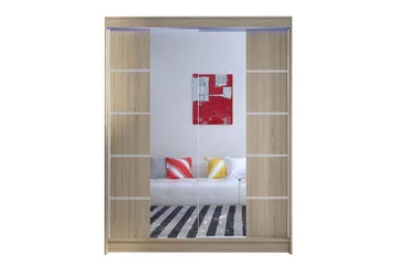 Pickering Garderob med Spegel 150x200 cm