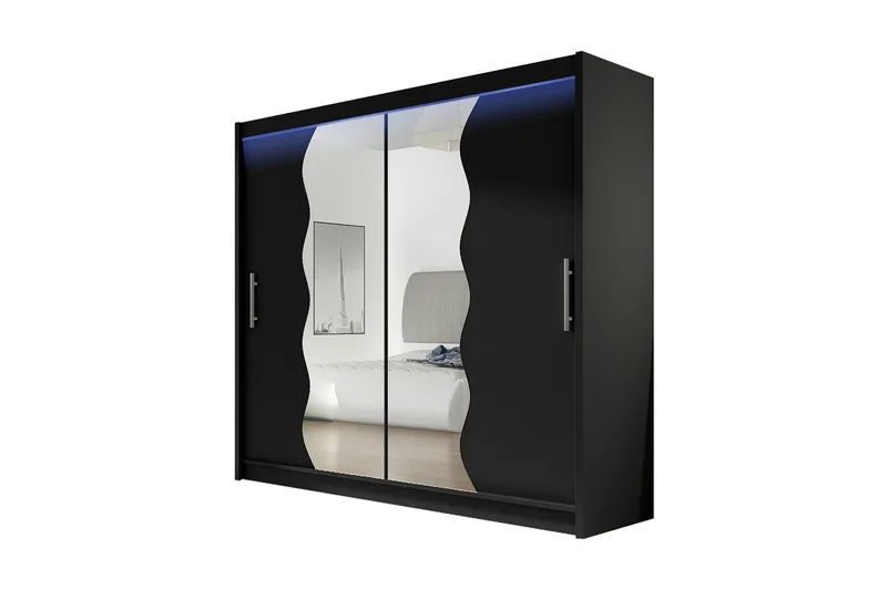Prag Garderob 180x57x215 cm, Vit