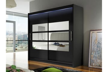 Rilievo Garderob m. Spegel 180x215 cm - Beige - Förvaring - Garderober & garderobssystem