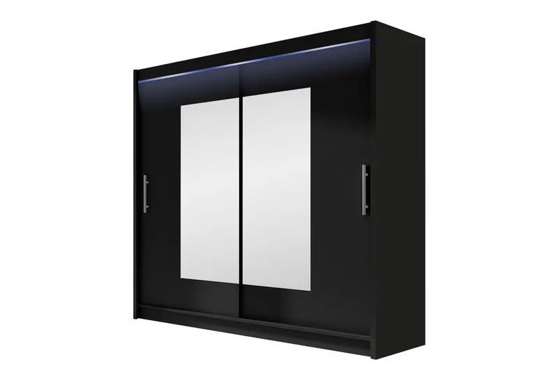 Rilievo Garderob m. Spegel 180x215 cm, Brun