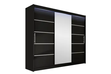 Sia Garderob med Spegel 250x215 cm