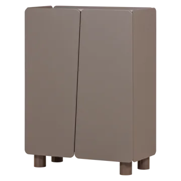 2-dörrars Skåp Root 100 cm - Tryffelbrun - Förvaring - Skåp - Förvaringsskåp