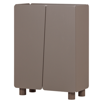 2-dörrars Skåp Root 100 cm - Tryffelbrun - Förvaring - Skåp - Förvaringsskåp