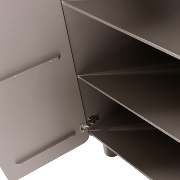 2-dörrars Skåp Root 100 cm - Tryffelbrun - Förvaring - Skåp - Förvaringsskåp