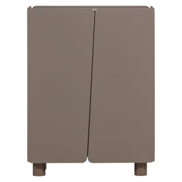 2-dörrars Skåp Root 100 cm - Tryffelbrun - Förvaring - Skåp - Förvaringsskåp