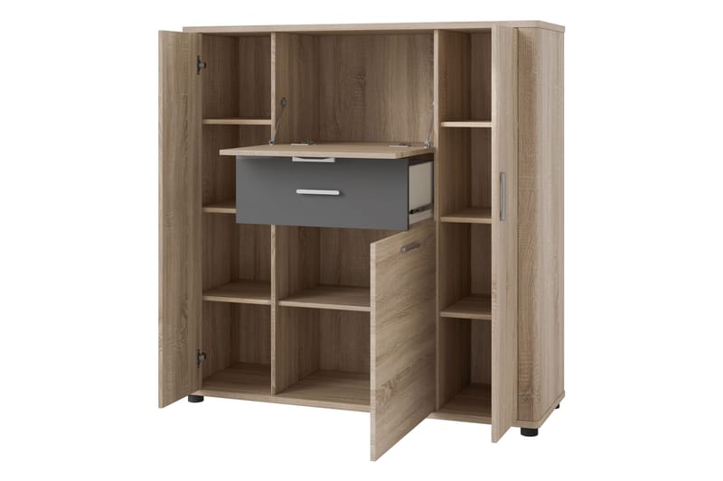 Afarin Highboard - Brun - Förvaring - Skåp - Förvaringsskåp