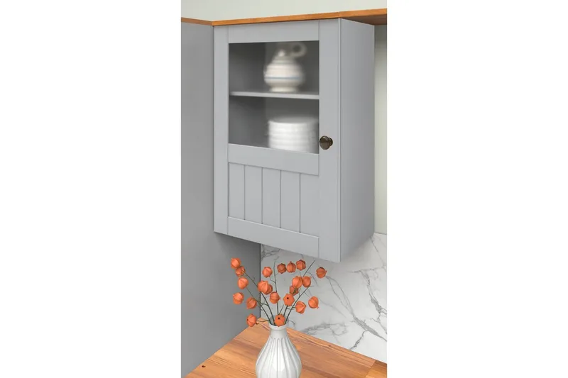 Alby Överskåp 50x29 cm - Grå - Förvaring - Skåp - Förvaringsskåp